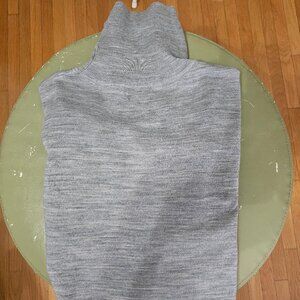 Grey Turtleneck Everyday Performance Merino Wool Sweater